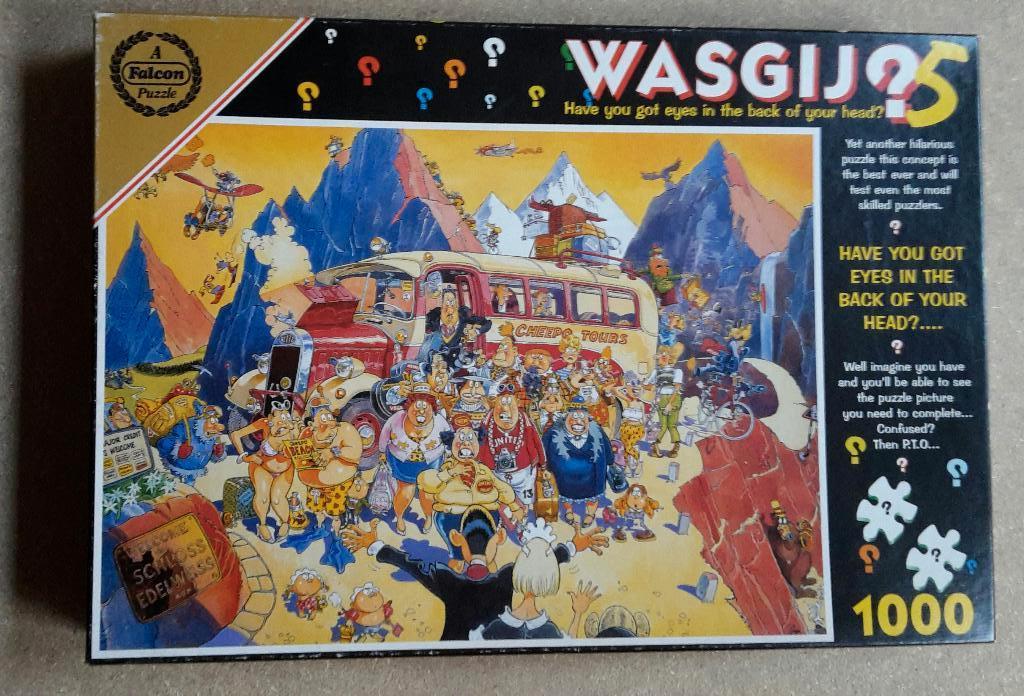 WASGIJ PUZZEL NO. 5, Ophalen, 500 t/m 1500 stukjes, Zo goed als nieuw, Legpuzzel