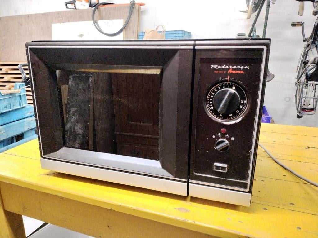 Retro Amana Radarange microgolfoven – jaren 80 klassieker!, Ophalen, Microgolfoven