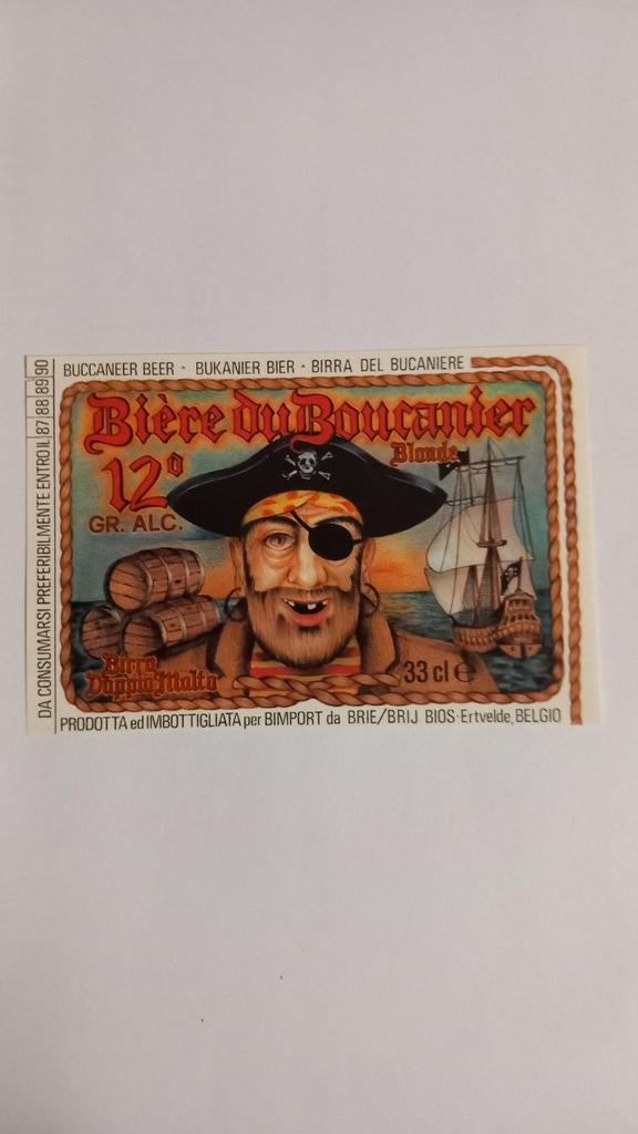 Bière du Boucanier, label (13), Enlèvement ou Envoi, Comme neuf