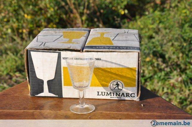 12 verres luminarc tradition dentelle n°5, Maison & Meubles, Enlèvement ou Envoi, Neuf, Verre ou Verres