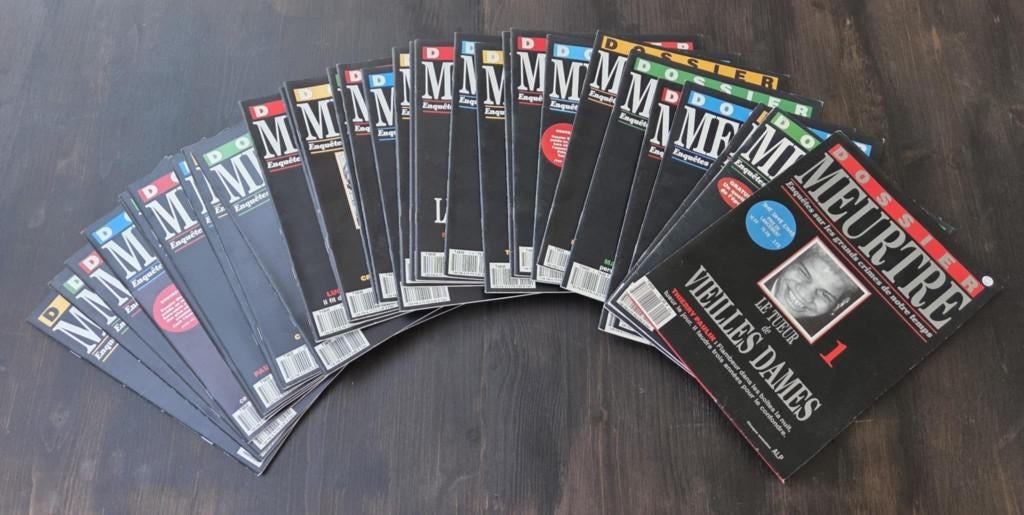 33 nummers Dossier Murder 90s - verzamelaar!, Boeken, Tijdschriften en Kranten, Ophalen of Verzenden