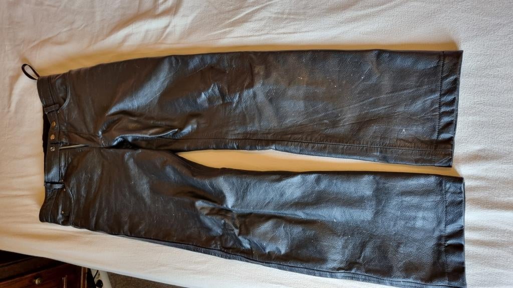 Lederen broek, Kleding | Heren, Broeken en Pantalons, Ophalen, Gedragen