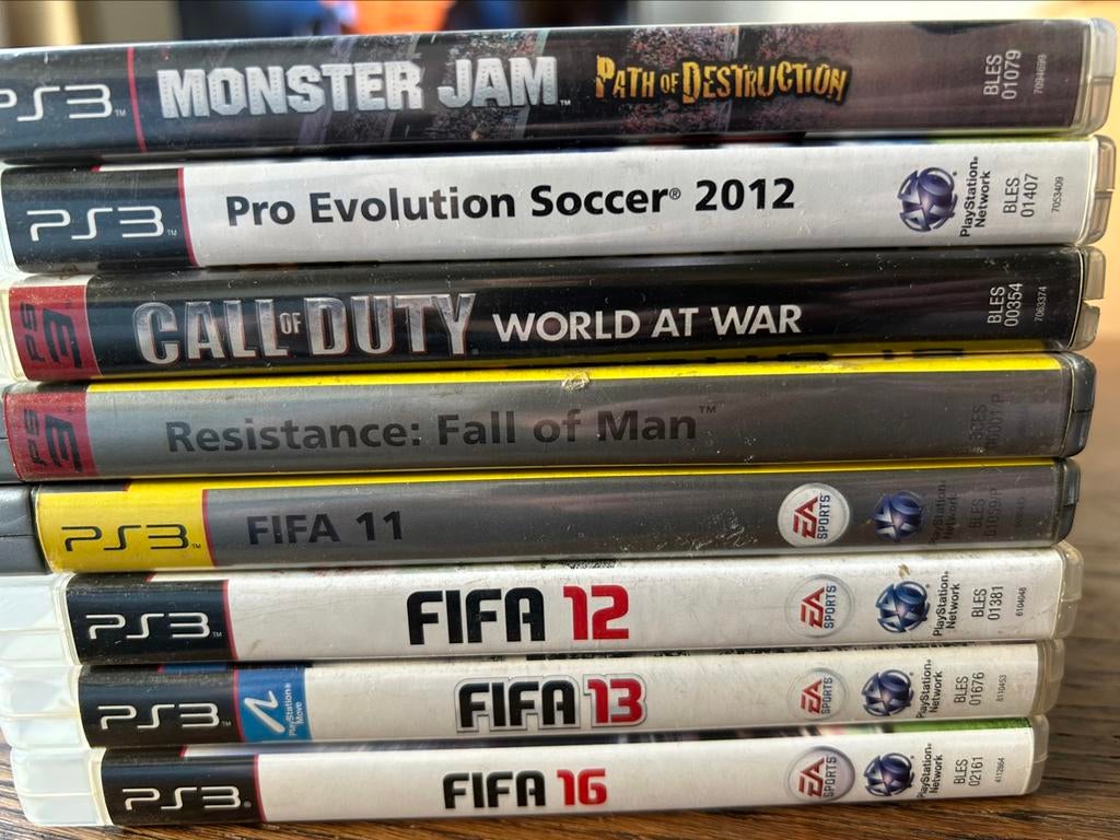 8 PS3 games, Ophalen of Verzenden, Zo goed als nieuw, Eén computer, Sport