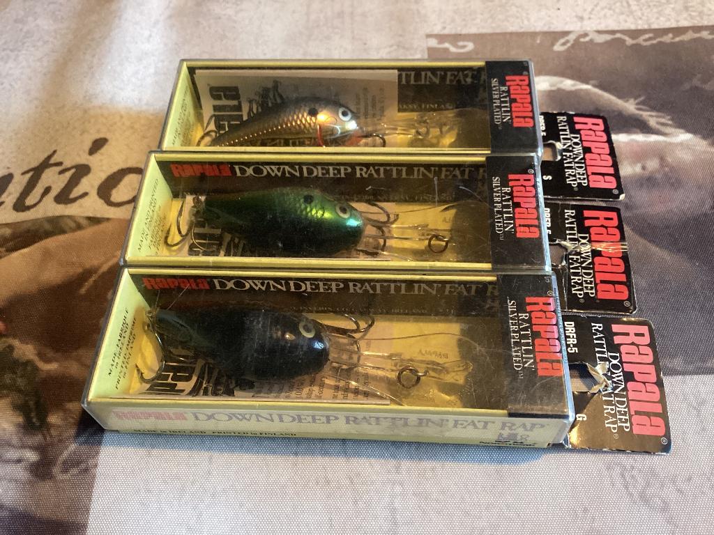 Rapala down deep ratlin fat rap 5 silver plated, Ophalen of Verzenden, Nieuw