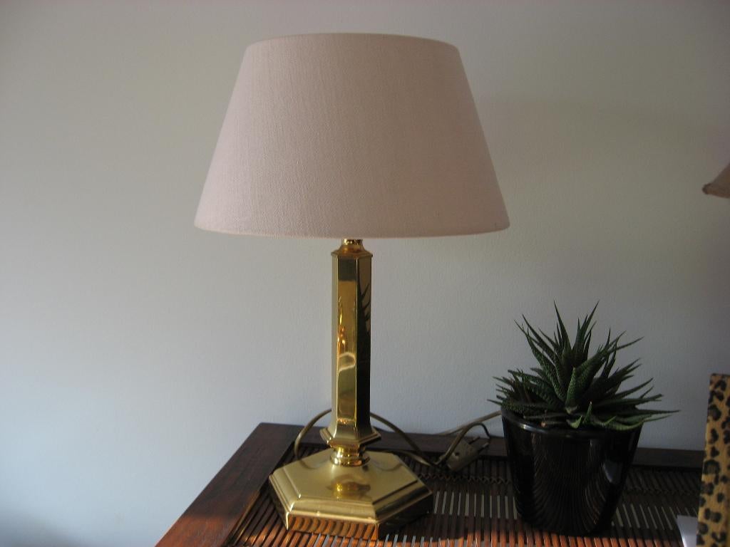46 cm H x 30 cm B Tafelamp Schemerlamp Lamp, Antiek en Kunst, Ophalen