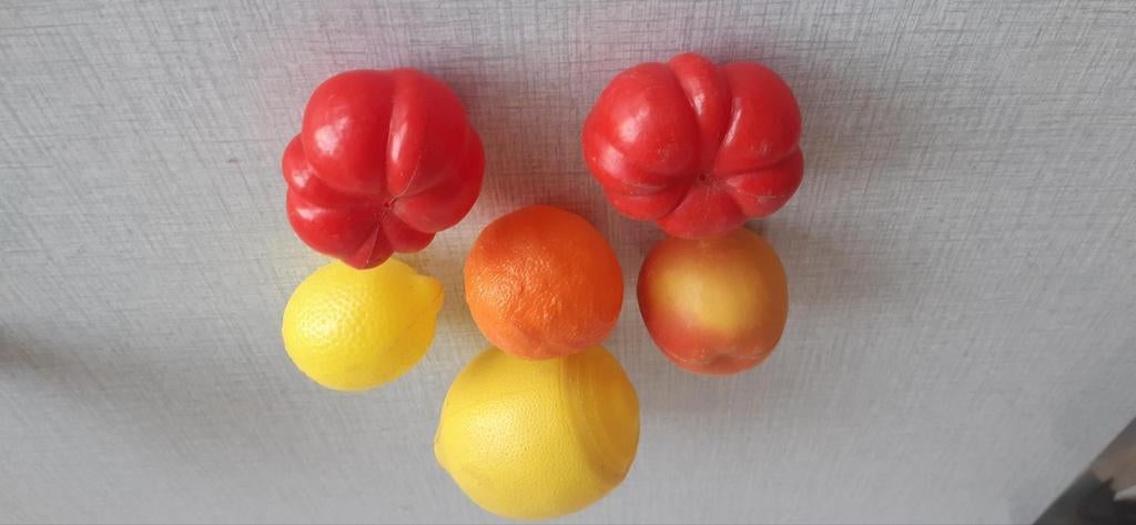 Sierfruit en groenten 6 stuks, Ophalen of Verzenden