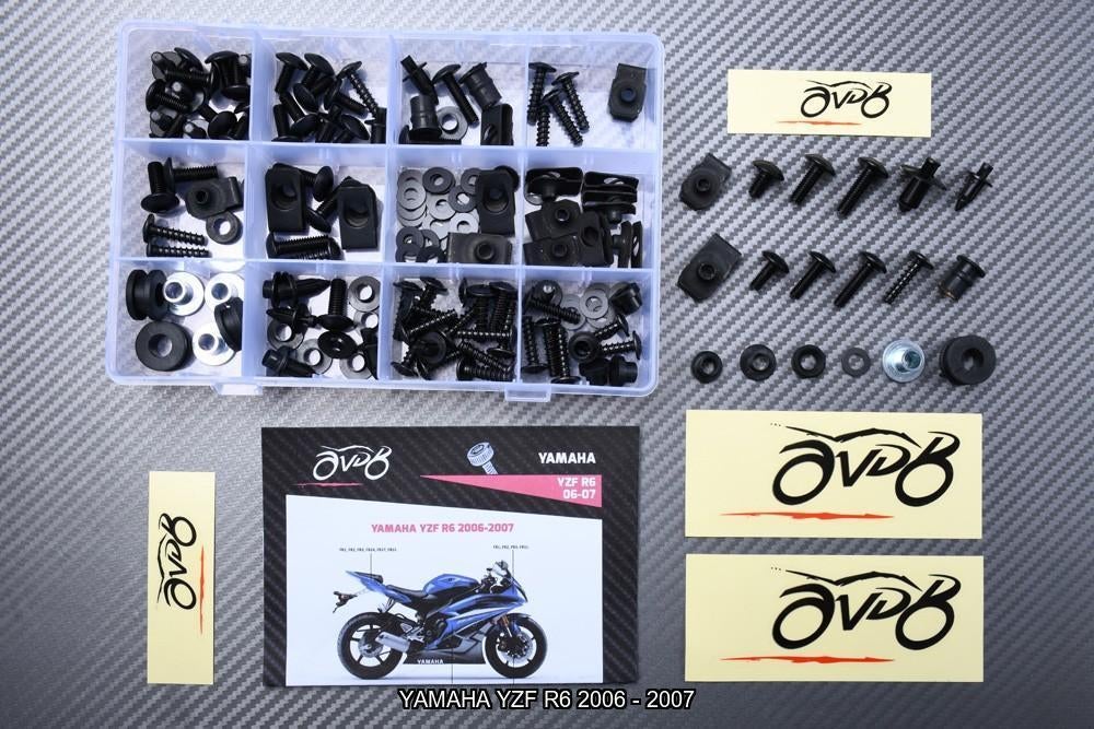 Kuip bouten set voor YAMAHA YZF R6 2006 - 2007
