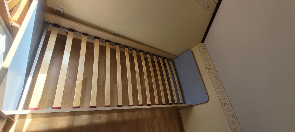 2 Encadrements Lits 90/200cm + armoire (sans sommier), Maison & Meubles, Chambre à coucher | Lits, Comme neuf, Une personne, 90 cm