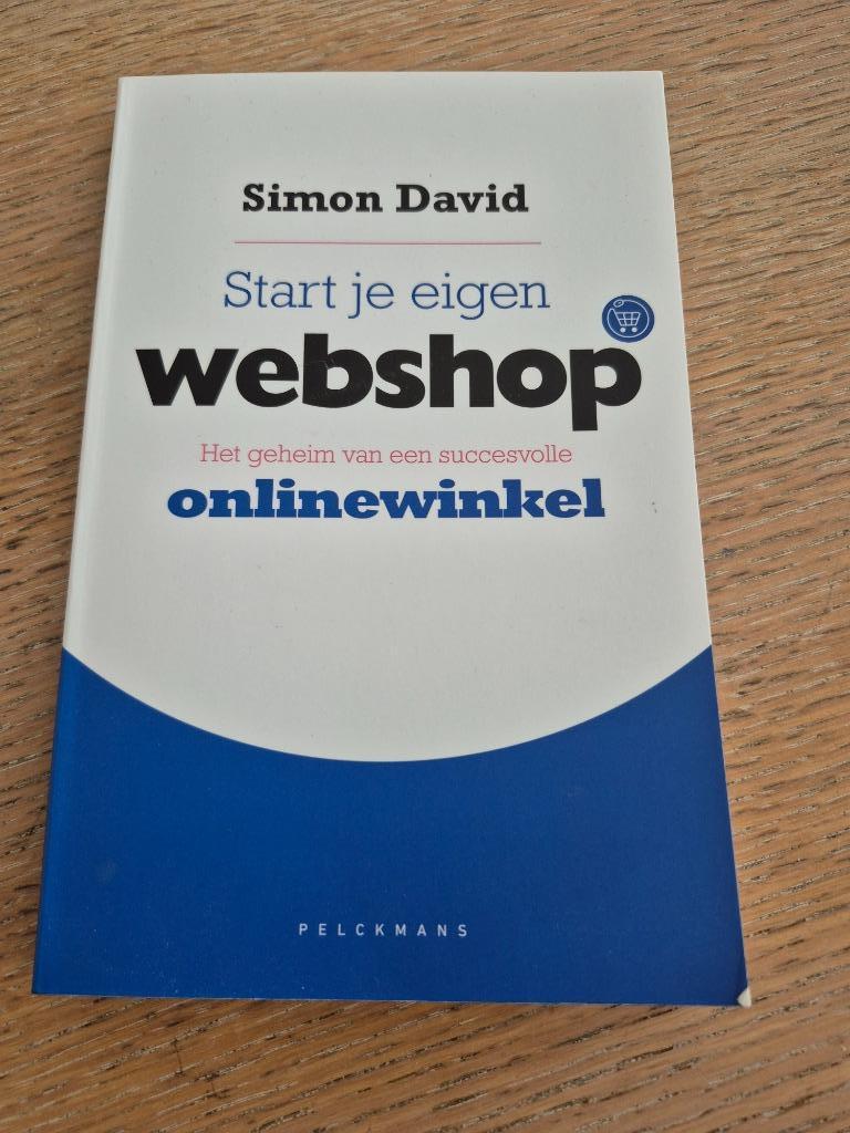 Boek Start je eigen webshop, Boeken, Informatica en Computer, Ophalen of Verzenden, Zo goed als nieuw, Overige onderwerpen, Simon David