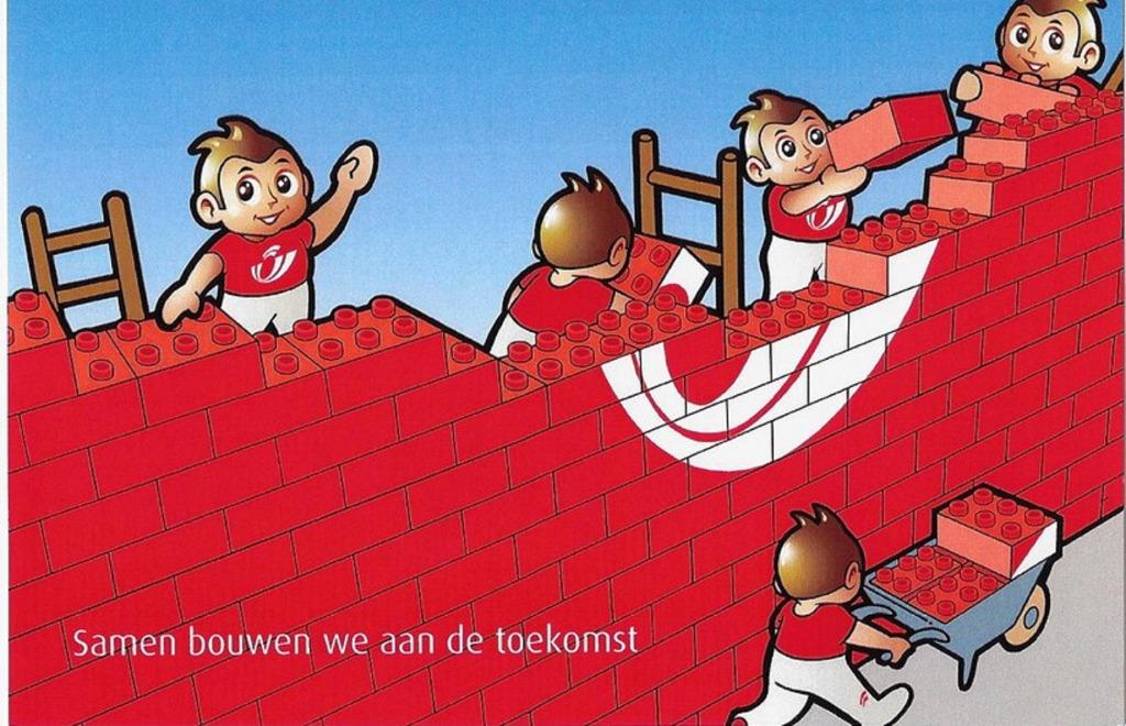 Année 2006 : carte postale - Samen bouwen we aan de toekomst, Enlèvement ou Envoi