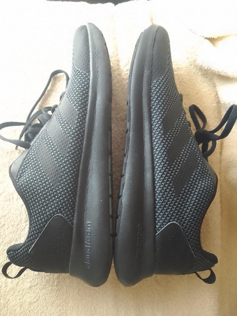 46 als nieuw adidas element race core black cloudfoam, Comme neuf, Adidas, Chaussures de sport, Noir