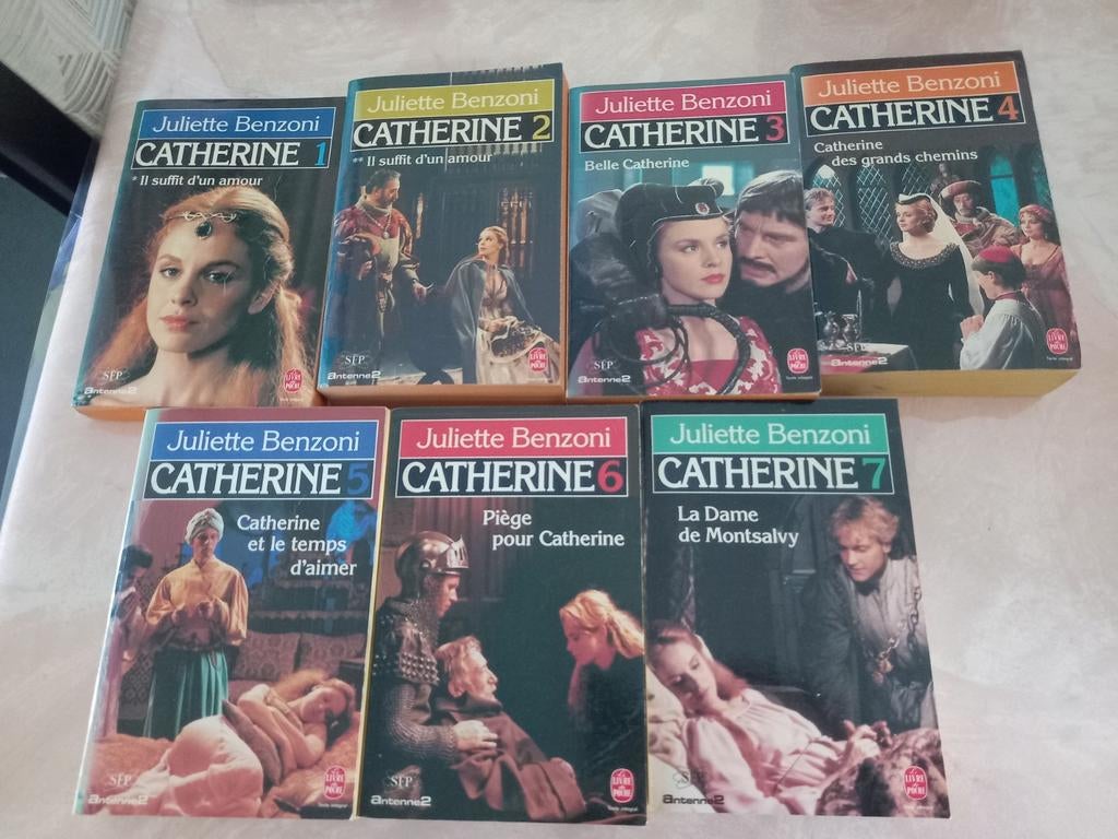 Série de livres "Catherine" Juliette Benzoni, Boeken, Ophalen of Verzenden, Zo goed als nieuw