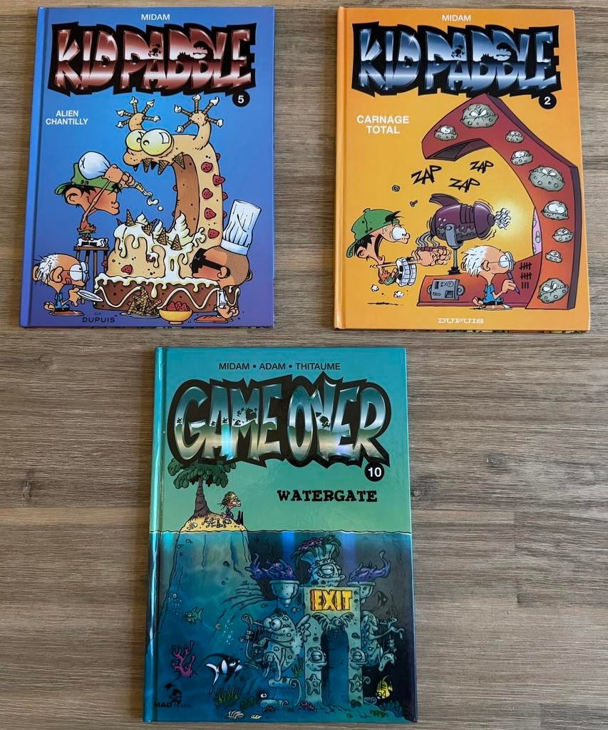 Lot de 3 livres KID PADDLE, Ophalen of Verzenden, Zo goed als nieuw
