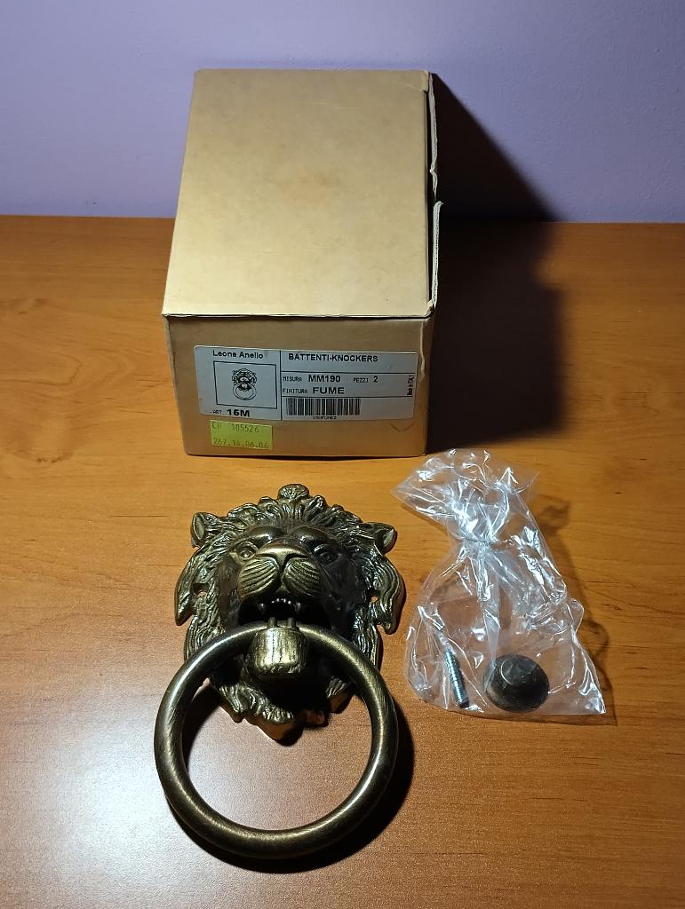 Heurtoir de porte tête de lion, Enlèvement, Comme neuf