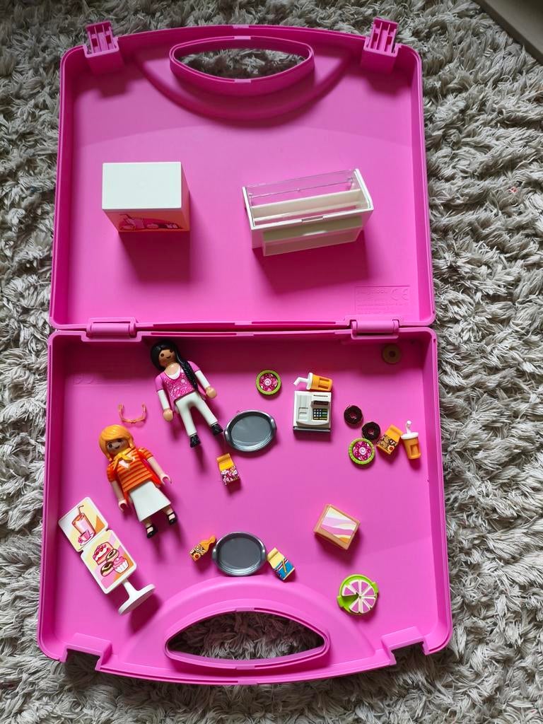 Playmobil meeneemdoosje met serveersters eetcafé, Ophalen of Verzenden