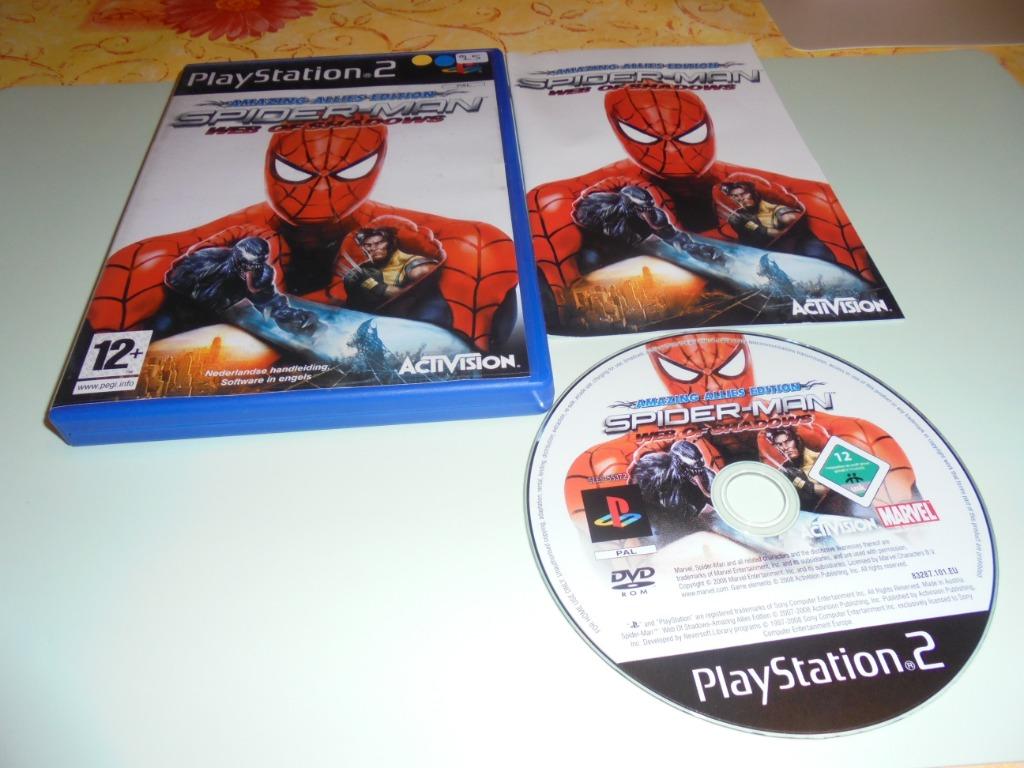 Playstation 2 Spider-man Web of Shadows (orig-compleet), Enlèvement ou Envoi, 1 joueur, À partir de 12 ans, Aventure et Action