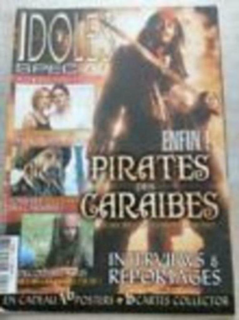 Idoles special pirates des caraibes 2006, Enlèvement ou Envoi, Utilisé