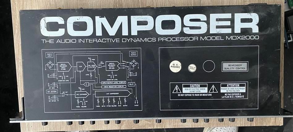 Behringer - Composer mdx 2000, Comme neuf