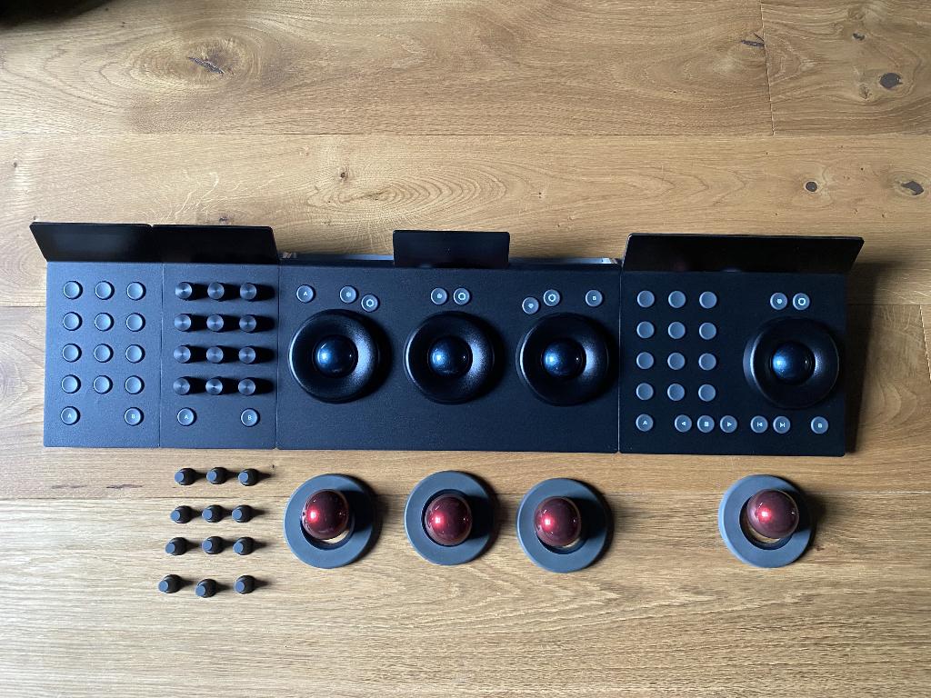 Tangent Element Panels Kit (zwarte editie) davinci resolve, Ophalen of Verzenden, Zo goed als nieuw, Bedraad, Tangent