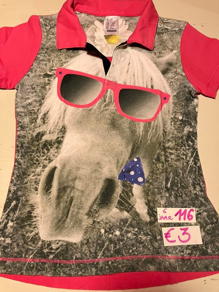 Polo Fouganza cheval taille 116, Enlèvement ou Envoi