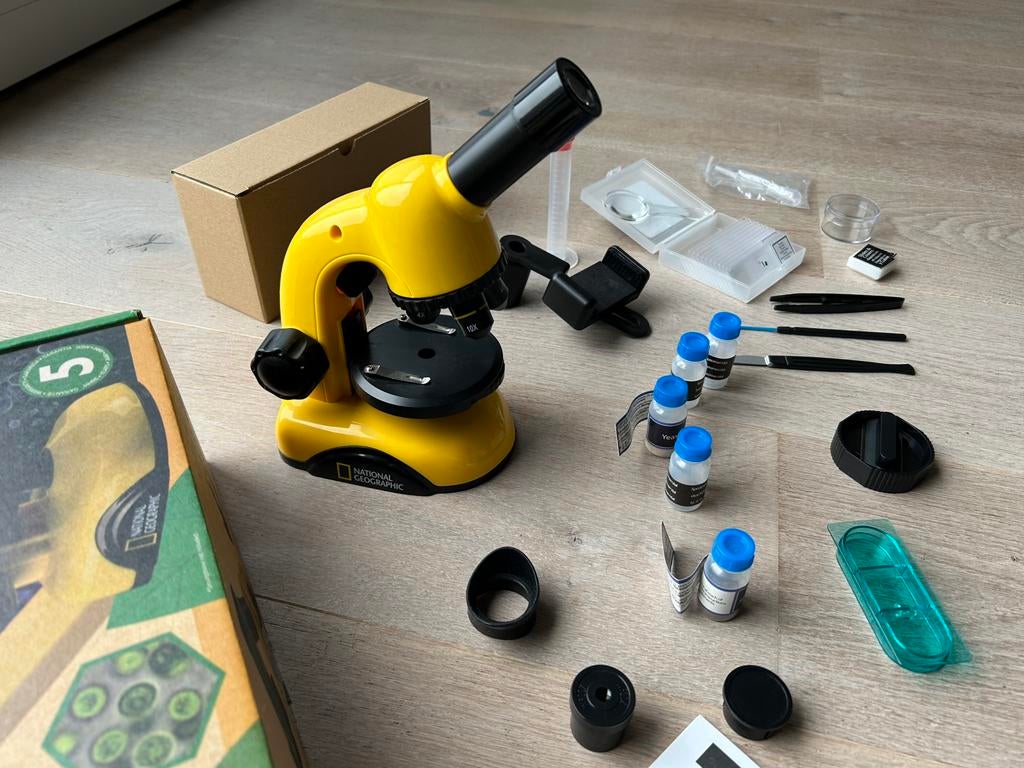 Microscoop National Geographic, Ophalen, Zo goed als nieuw, Ontdekken, Met licht
