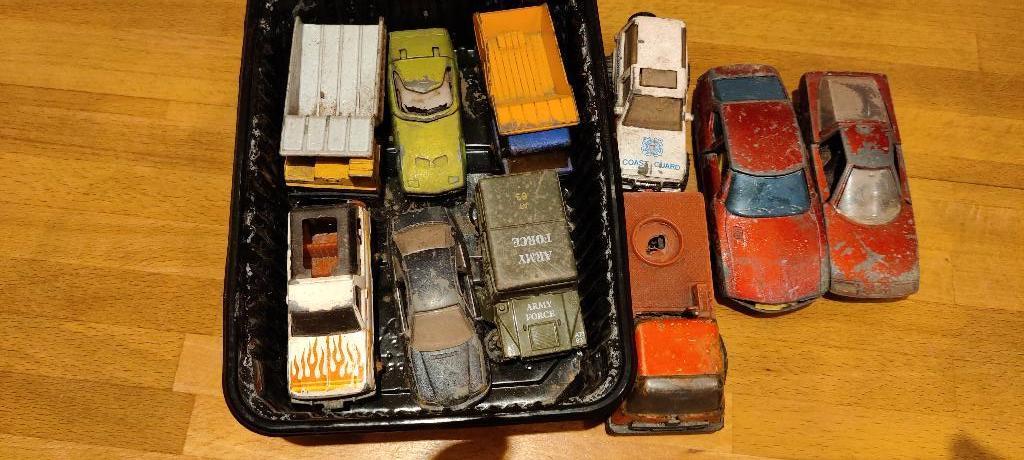 Matchbox-autootjes (10 stuks), Ophalen, Gebruikt