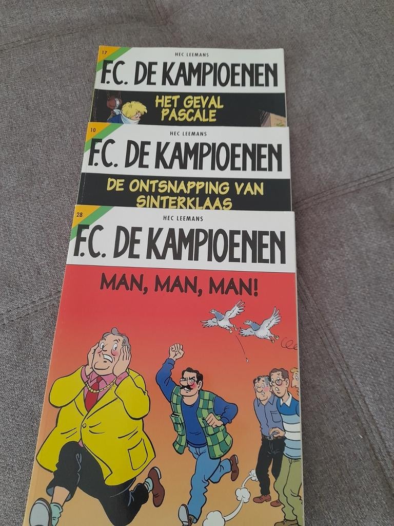 FC De Kampioenen  3 stuks, Ophalen, Zo goed als nieuw, T. Bouden; Hec Leemans