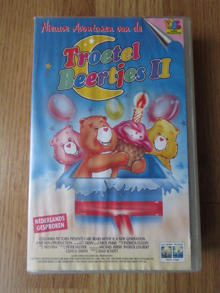 VHS Nieuwe avonturen van de Troetel Beertjes II NL, Tous les âges, Enlèvement ou Envoi, Utilisé, Dessin animé