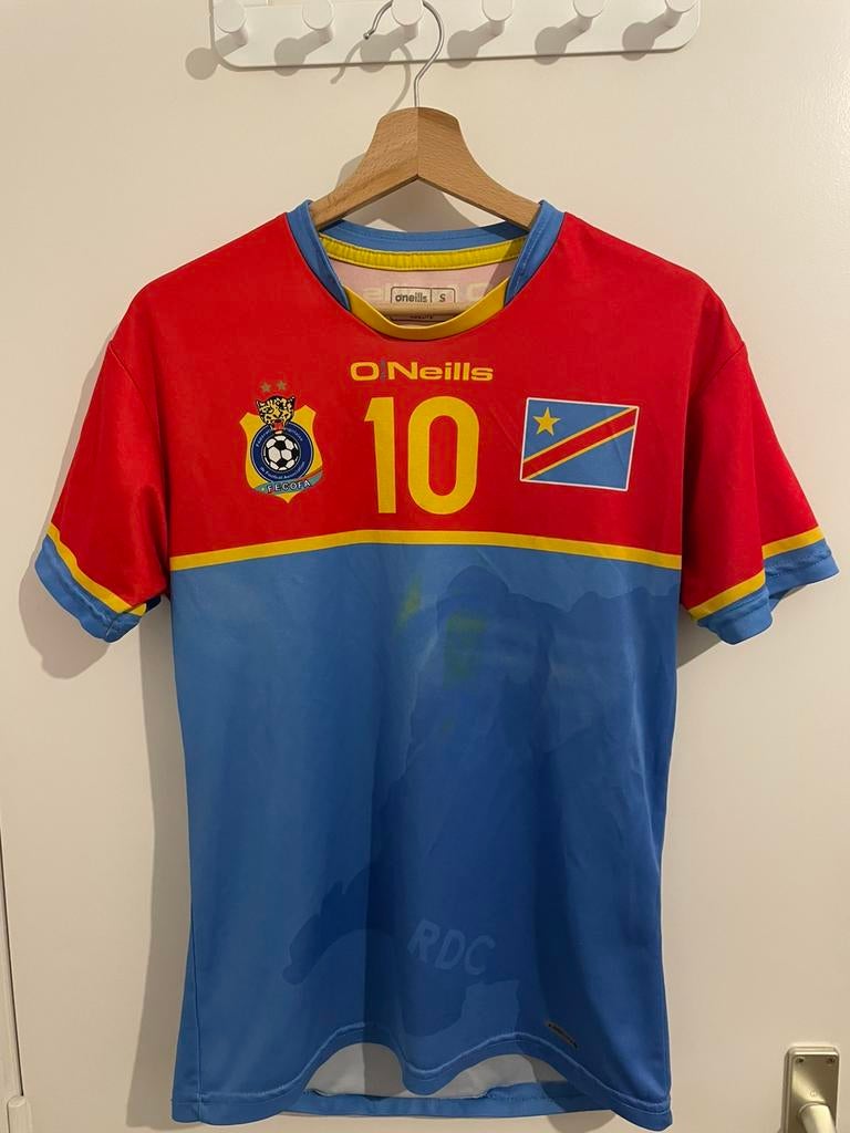Maillot RD Congo n10 – O’Neills – football & collector, Taille S, Enlèvement ou Envoi, Utilisé, Maillot