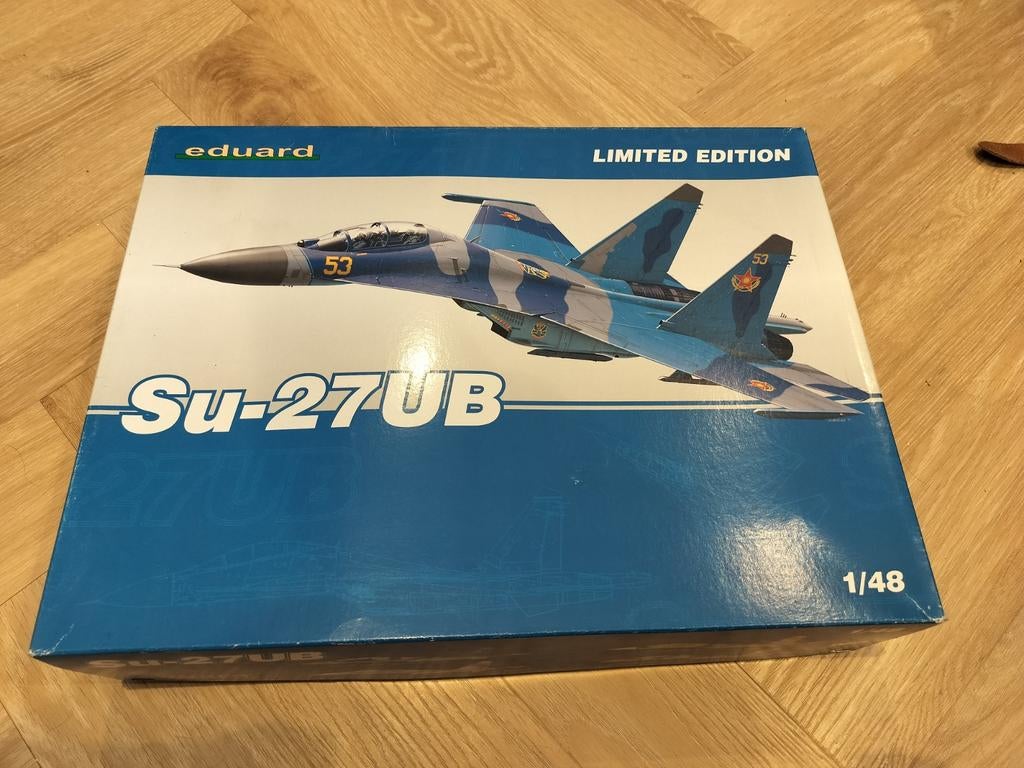 Eduard Limited SU-27 UB 1:48, Overige merken, Nieuw, Ophalen of Verzenden, Groter dan 1:72