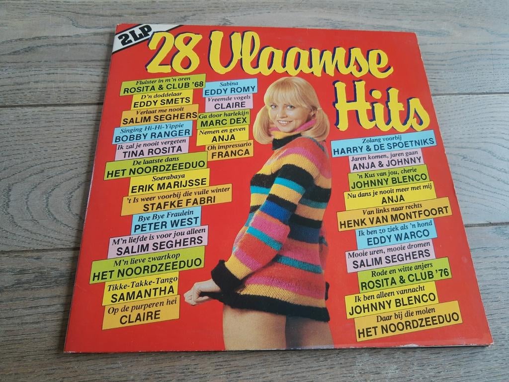 Dubbel Lp - 28 Vlaamse hits, Enlèvement ou Envoi