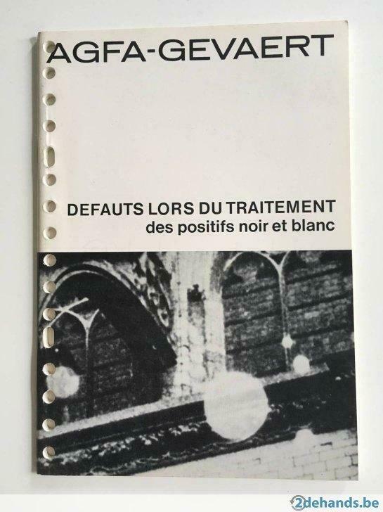 Agfa-Gevaert - Defauts Lors du Traitement, des positifs noir, Utilisé