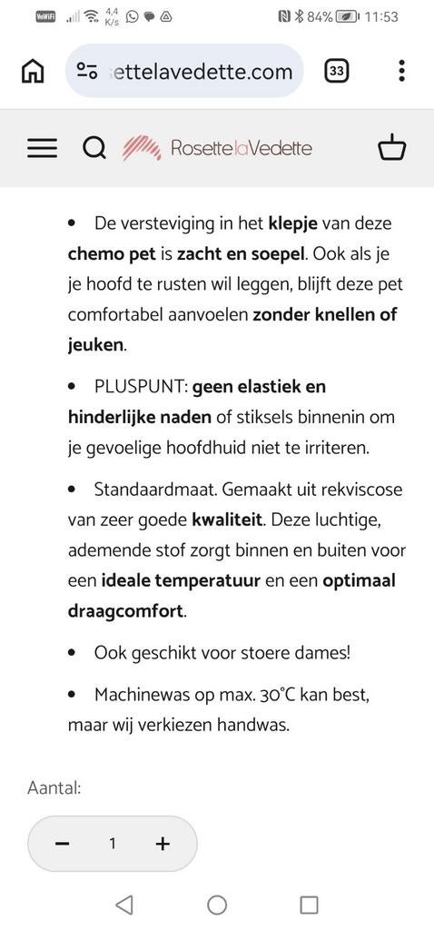 Chemo pet heren-olive, Enlèvement