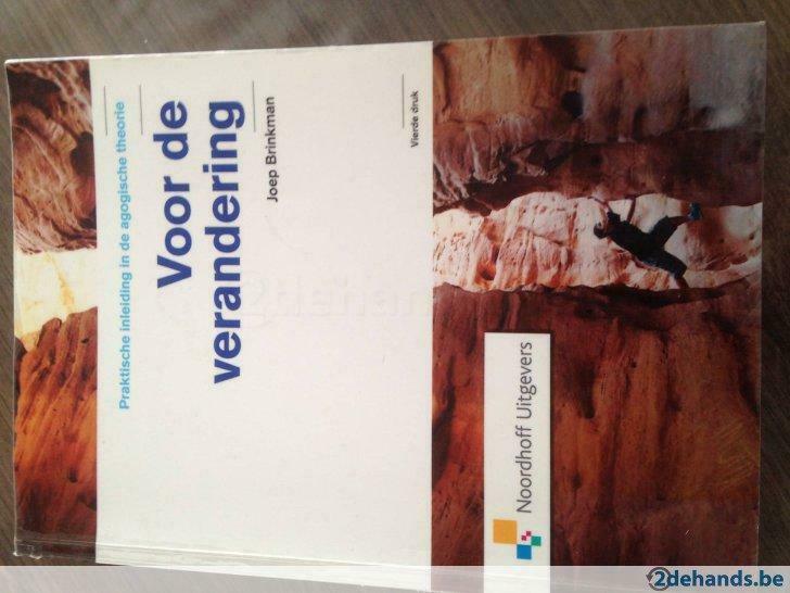 Voor de verandering. Praktische inleiding in de agogische..., Boeken, Ophalen of Verzenden, Gelezen