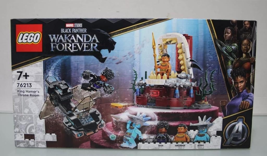 LEGO 76213 Marvel Wakanda Forever King Namor's Throne Room, Verzamelen, Overige Verzamelen, Nieuw, Ophalen of Verzenden