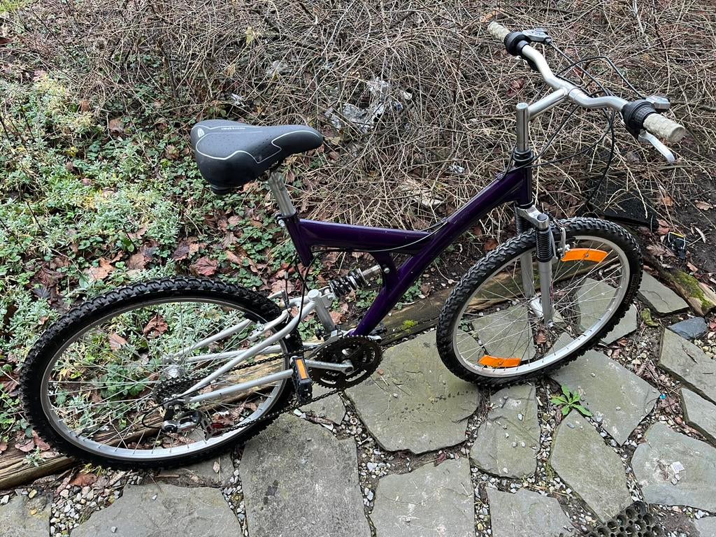 Vélo de montagne avec suspension avant et arrière, Enlèvement, Utilisé, Aluminium, Autres types