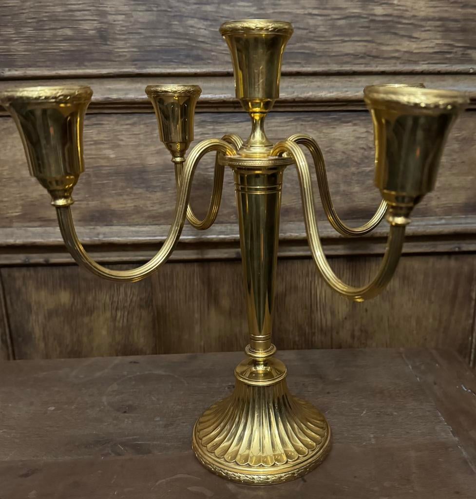 Candelabre bronze doré, Enlèvement ou Envoi