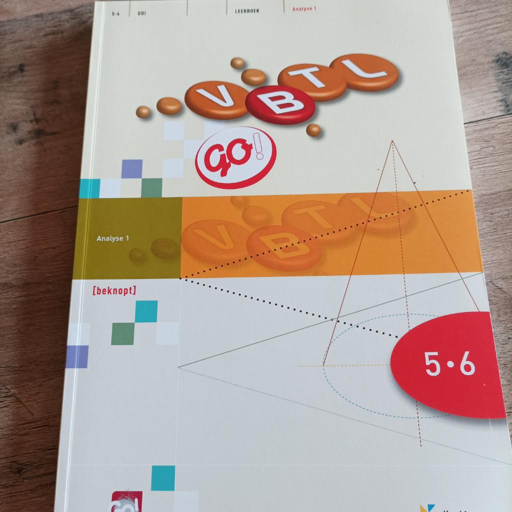 VBTL 5-6 Leerboek analyse 1 beknopt NIEUW, Enlèvement, Neuf, Secondaire, Mathématiques A