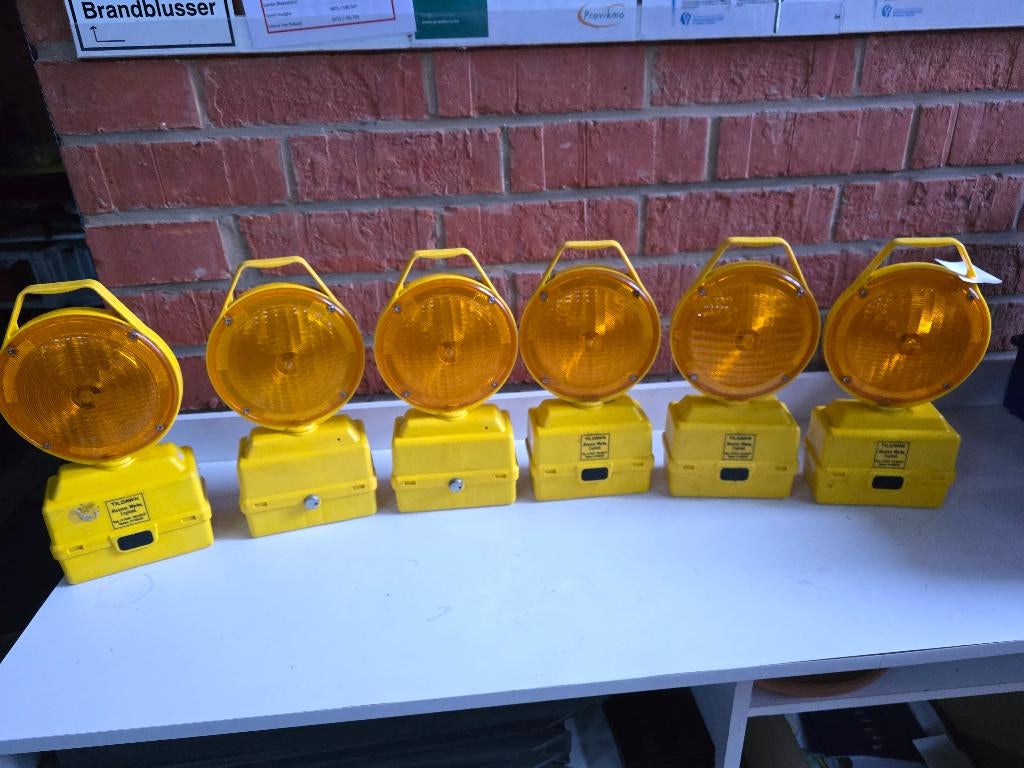 SIGNALISATIE LAMP incl. 2 accu's van 6 V, Ophalen of Verzenden, Nieuw