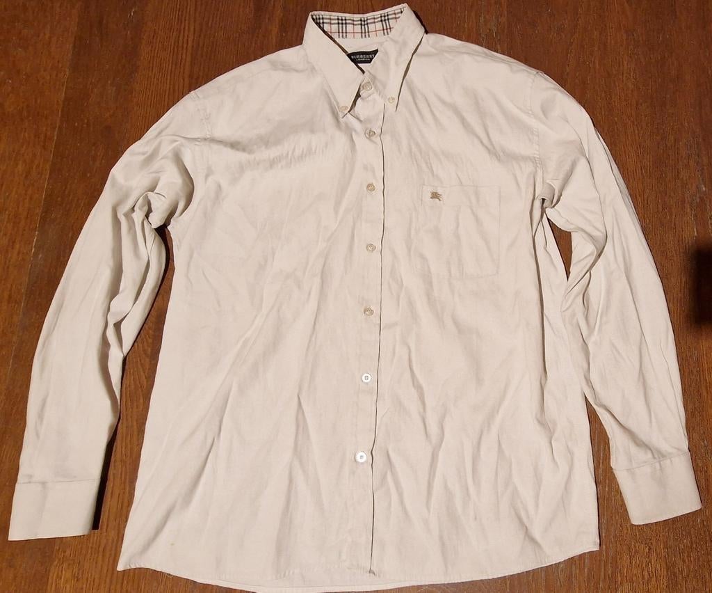 Burberry London overhemd XL wit, Kleding | Heren, Overhemden, Wit, Ophalen of Verzenden, Gedragen, Halswijdte 43/44 (XL)