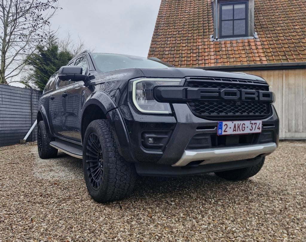Ford Ranger V6 3.0 Wildtrack 2024 69.000km btw wagen., Cuir, Achat, Caméra 360°, Diesel