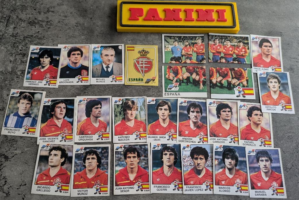 AUTOCOLLANTS PANINI FOOT EURO 84 ESPANA 25 exemplaires rares, Envoi, Neuf