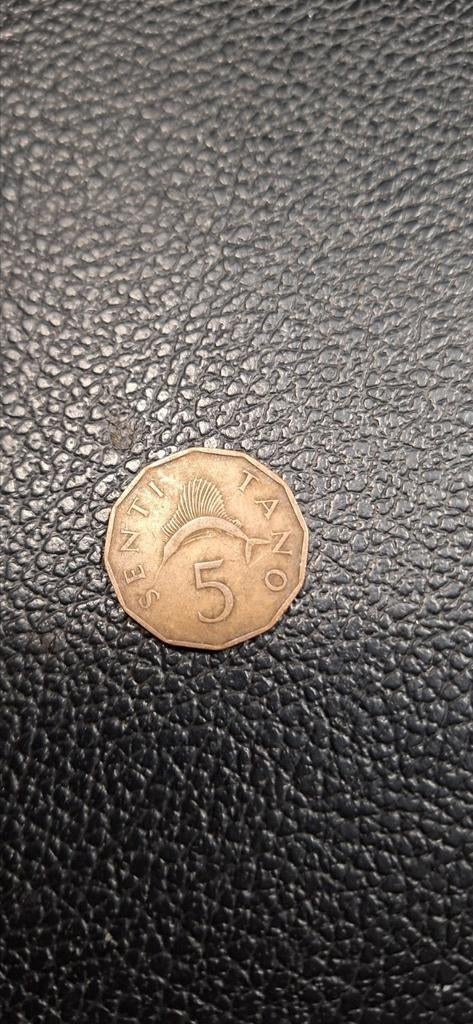 2##    Tanzania 5 senti 1972, Postzegels en Munten, Munten | Afrika, Ophalen of Verzenden, Tanzania