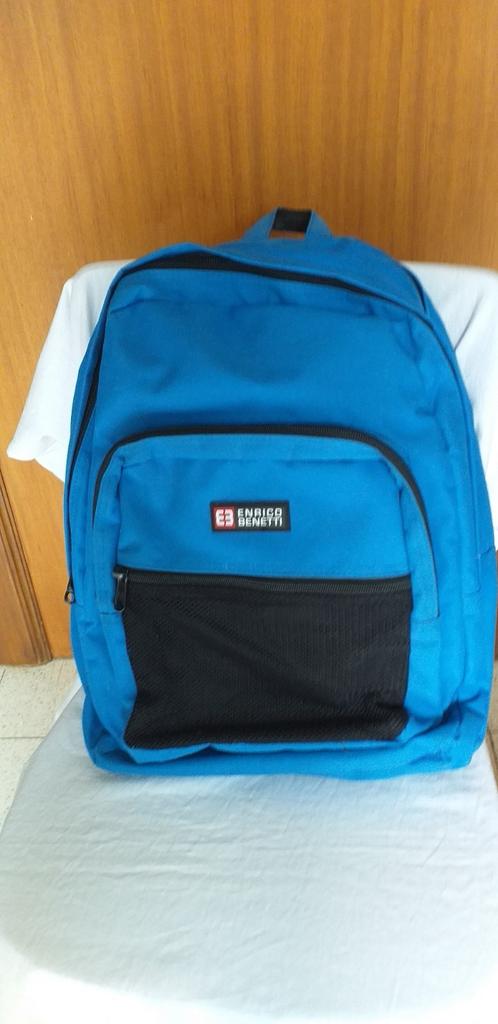 Sac à dos bleu Enrico Benetti, Bijoux, Sacs & Beauté, Sacs | Sacs à dos, Comme neuf, Autres marques, 25 à 40 cm, 45 à 60 cm, Enlèvement ou Envoi