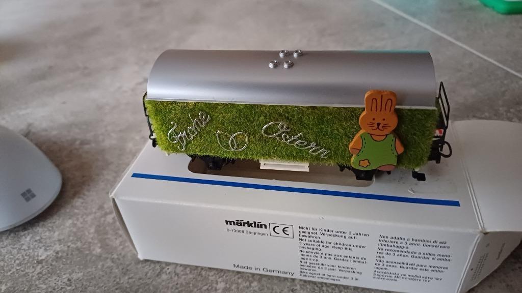 (1K) Marklin Paaswagon 4415.914, Hobby en Vrije tijd, Wisselstroom, Ophalen of Verzenden, Märklin, Nieuw