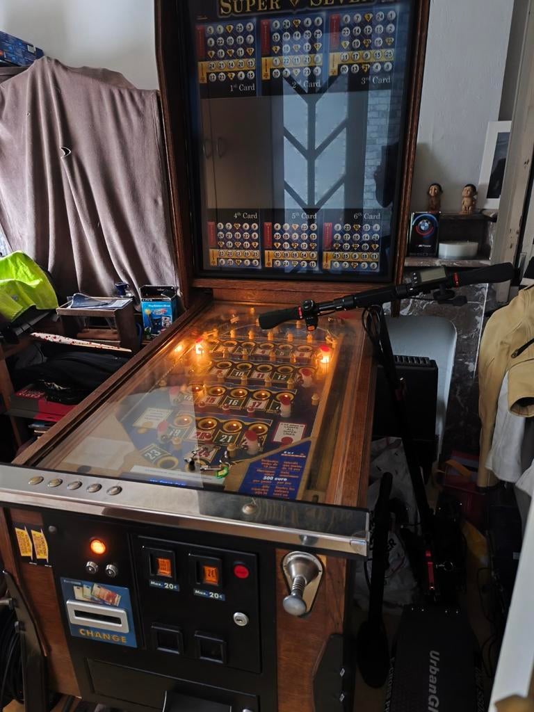 Bingo super seven, Ophalen