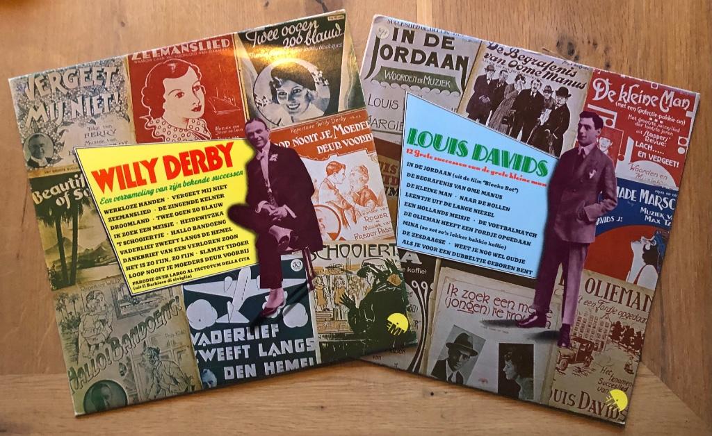 LOUIS DAVIDS / WILLY DERBY - Grote/bekende successen (2 LPs), Ophalen of Verzenden, Zo goed als nieuw, 12 inch, Levenslied of Smartlap