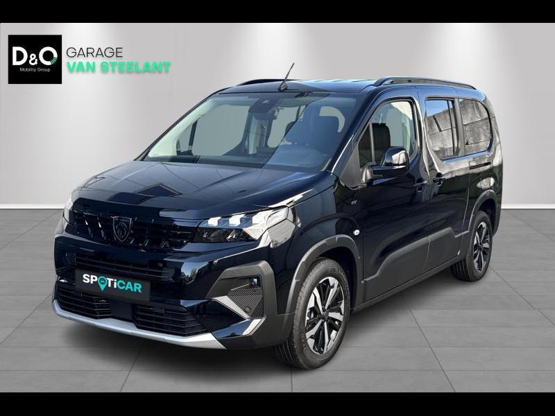 Peugeot Rifter ROLSTOELVERVOER-GT-CAM-NAV, Auto's, 136 pk, Zwart, Diesel, Te koop