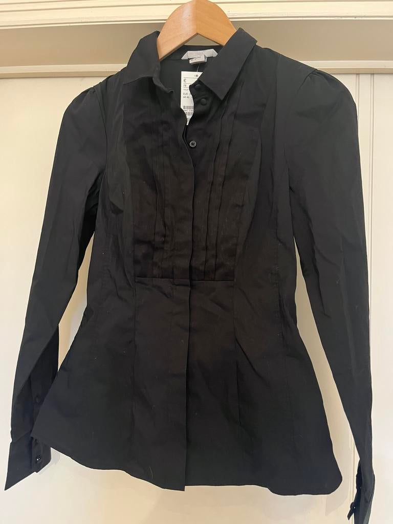 Nouveau chemisier noir H&M taille 36, Neuf, H&M, Enlèvement ou Envoi, Taille 36 (S)