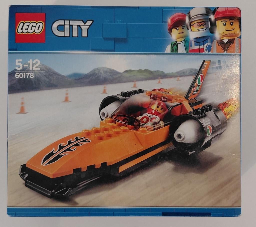 Lego City snelheidsrecord auto 60178, Ophalen, Gebruikt, Complete set, Lego